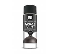 Black Satin Spray Paint 400ml