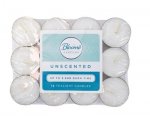 White Tealights 12 Pack - Unscented