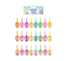 Glitter Easter Egg Decorations and Party Favours (4cm) 8pc