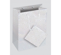 County Holographic Gift Bags Small 12cm X 16cm X 6.5cm
