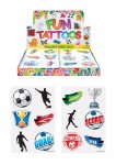 Mini 4cm Football Tattoos X 96 ( 8p Each )