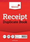 Silvine Duplicate Receipt Book Gummed 105mm X 148mm