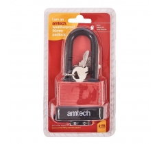 Amtech 50mm Long Shackle Weatherproof Padlock