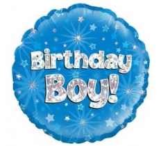 18" Birthday Boy Holographic