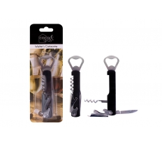 COCO & GRAY WAITERS CORKSCREW, BOTTLE OPENER & CUTTER 14CM