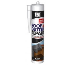 Waterproof Roof & Gutter Repair Sealant Black 280ml