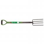 Garden Carbon Steel Digging Fork With Soft Grip Handle