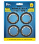 Heavy Duty Pvc Tape 15mm x 7M 4 Pack