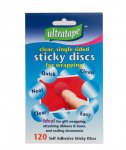 Ultratape 25mm Sticky Discs Clear 120 Pack
