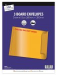 3 Board Envelopes 265 X 350mm
