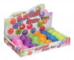 Light Up Flashing Spiky Ball 55mm ( Assorted Colours )