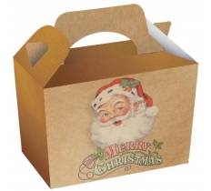 Tradtional Santa Food Box 15 x 10 x 10cm