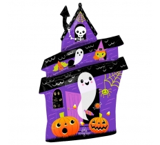 23" Halloween Haunted House Supershape Foil Balloons