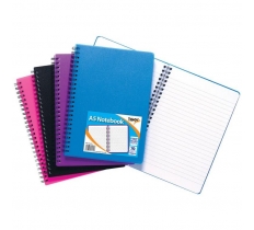 Tiger A5 Polyprop Twin Wire Notebook 140 Pages