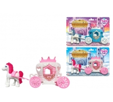Horse & Carriage Playset ( Assorted Colours )