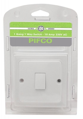 Pifco 1 Gang 1 Way Switch