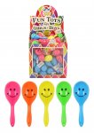 Mini 7cm Smiley Face Maracas x 108 ( 10p Each )