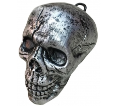 Metallic Skull Decor