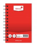 Silvine Twin Wire Notebook Lined 126mm X 86mm 72 Pages