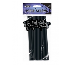Halloween Paper Straws 20 Pack - Adults