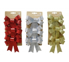 Luxury Glitter Deluxe Bow Small 3 Pieces