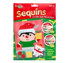 Christmas Peel & Stick Sequins ( Assorted )