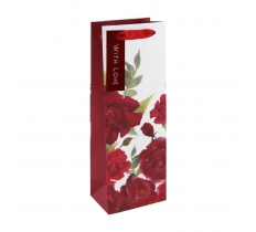 Romantic Flowers Bottle Bag