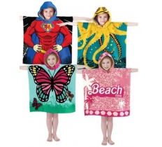 Kids Hooded Poncho Pal Beach, Bath Towels 60x120cm