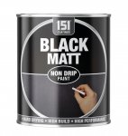 Matt Black Paint 300ml