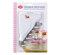 Tala Icing Bag Set With 8 Nozzles