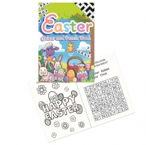 Easter A6 Colouring & Puzzle Book X 24 ( 15p Each )