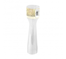 Clear Plastic Champagne Flutes 6 Pack