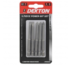 Dekton 5 Piece Power Bit Set