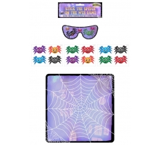 Halloween Party Game (14 Piece) Stick the Spider on the Web