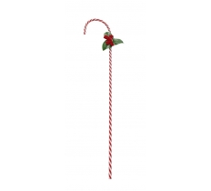 Decoratived Candy Cane 75cm With Bow