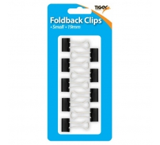 Tiger Hang Pack Coloured Fold Back Clips 19mm ( Assorted )