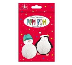 Christmas Activity Xmas Make your own Pom Decoration