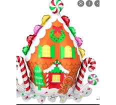 30" GINGERBREAD HOUSE BALLOON