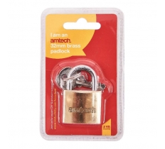 Amtech 32mm Brass Padlock