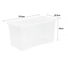 Wham Crystal 110L Box And Lid