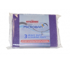 Microban 3 Pack Heavy Duty Scouring Pads