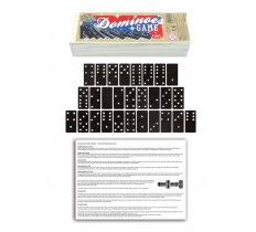 Retro Dominoes Set In Wooden Box 28 Piece