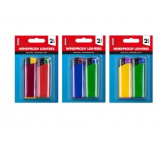 Windproof Lighters - 2 Pack