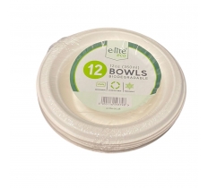 12oz Bagasse Bowl 12 Pack