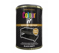 Colour It Paint Tin Black Matt 300ml