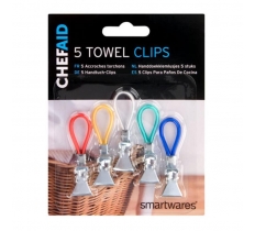 Chef Aid Towel Clips Pack Of 5