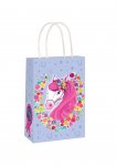 Ponies Paper Party Bag With Handles 14cm X 21 cm X 7cm