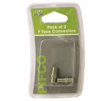 Type F Male Connector 2 Pack