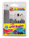 15Pc Paint Brushes