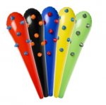 Inflatable Bat Red-black-blue 85cm